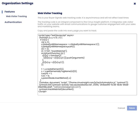 admin dashboard web visitor tracking CI21333