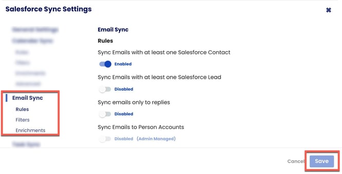 email sync settings333