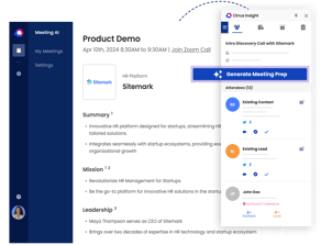 Cirrus Insight Launches Meeting AI: Revolutionizing Sales Preparation